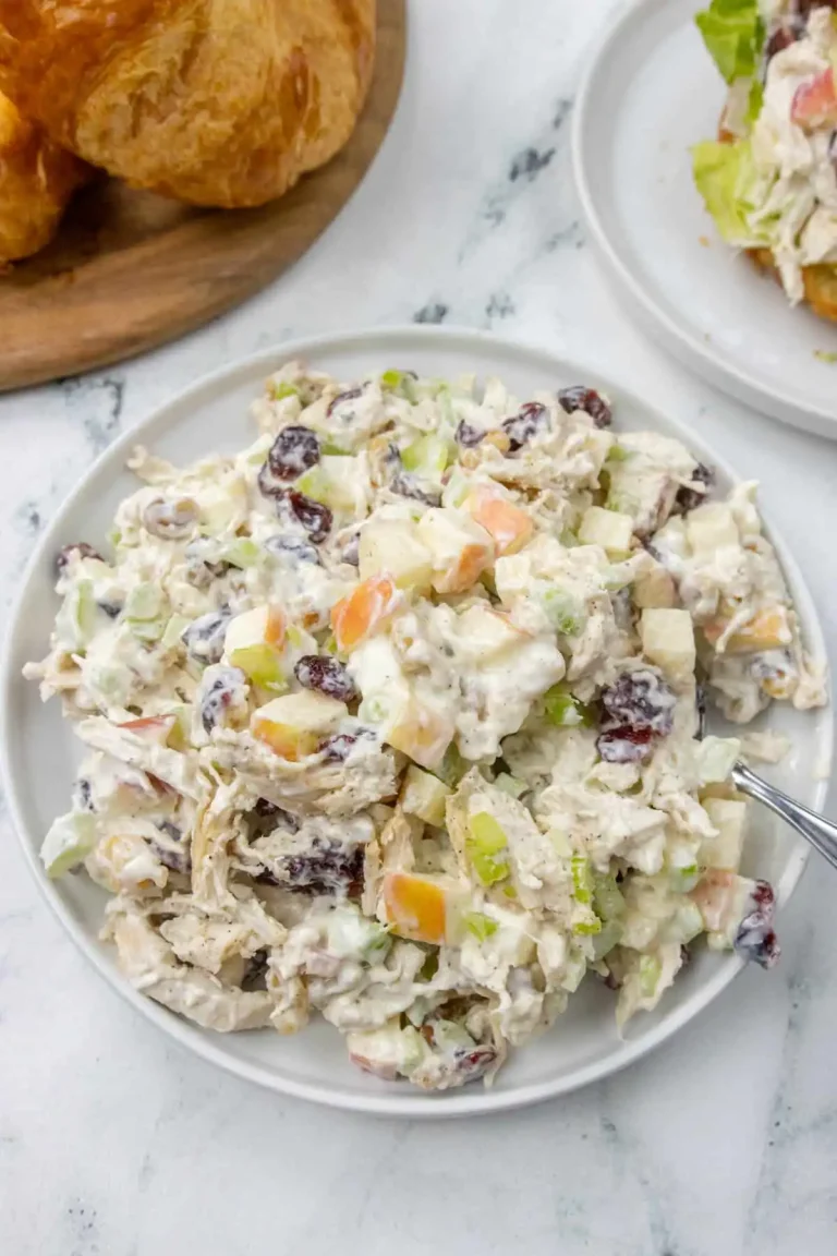 Creamy Apple Walnut Chicken Salad
