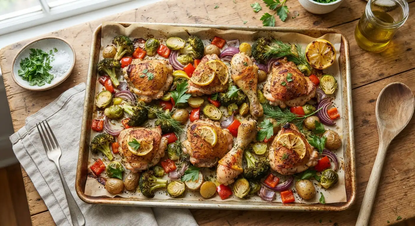 Sheet Pan Chicken and Veggies Recipie