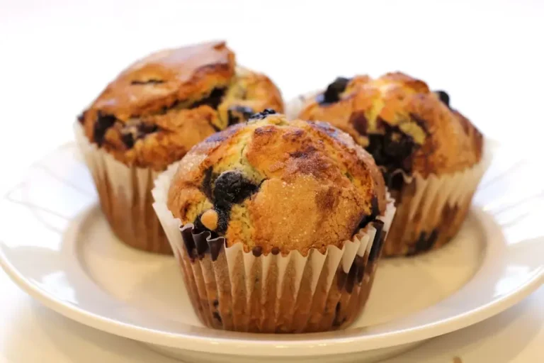 Sour Cream Blueberry Muffins