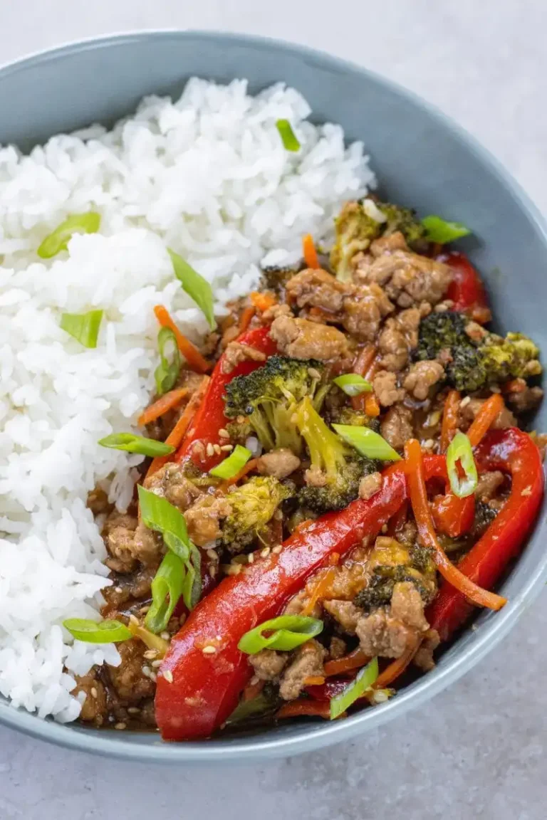 Easy Turkey Teriyaki Rice Bowl
